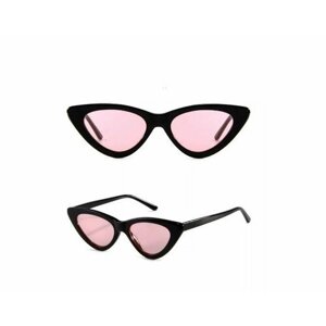 Солнцезащитные очки MRM, кошачий глаз, с защитой от УФ, поляризационные, для женщин, черный