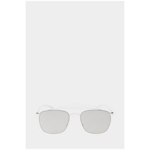 Солнцезащитные очки MYKITA, прямоугольные, оправа: металл, серый