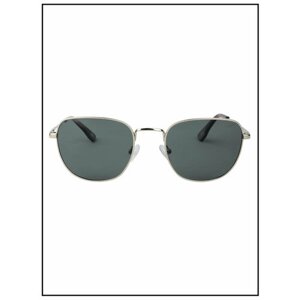 Солнцезащитные очки New Balance, овальные, поляризационные, с защитой от УФ, для мужчин, коричневый