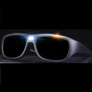 Солнцезащитные очки Очки-2, квадратные, оправа: пластик, поляризационные, черный
