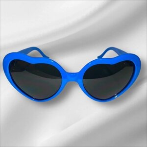 Солнцезащитные очки Очки детские.(сердце)-синий, синий