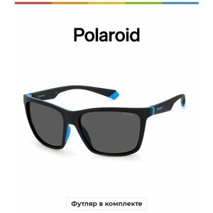 Солнцезащитные очки Polaroid Polaroid PLD 2126/S OY4 M9 PLD 2126/S OY4 M9, черный, серый