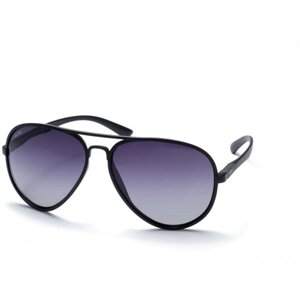 Солнцезащитные очки StyleMark, авиаторы, поляризационные, с защитой от УФ, градиентные, устойчивые к появлению царапин, черный