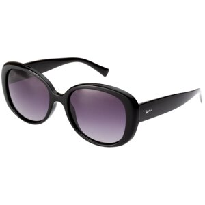 Солнцезащитные очки StyleMark, овальные, поляризационные, с защитой от УФ, градиентные, устойчивые к появлению царапин, для женщин, черный