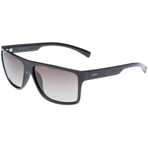 Солнцезащитные очки StyleMark, прямоугольные, поляризационные, с защитой от УФ, градиентные, устойчивые к появлению царапин, для мужчин, черный