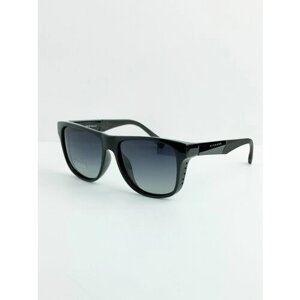 Солнцезащитные очки TR9047-101-G7, черный глянцевый /черный