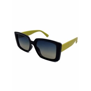 Солнцезащитные очки , зеленый, черный