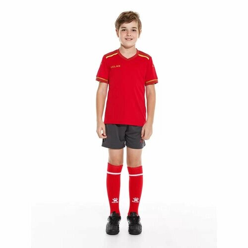 Спортивная форма Kelme, футболка и шорты, размер 130, красный