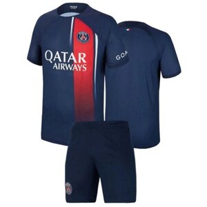 Спортивная форма Sports для мальчиков, футболка и шорты, размер 140-150, синий