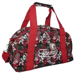Спортивная сумка Polar, дорожная сумка, ручная кладь, ремень через плечо, полиэстер, водоотталкивающая ткань 39 х 22 х 18