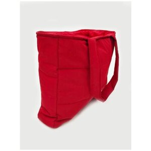 Сумка шоппер ULALA повседневная, текстиль, полиэстер, вмещает А4, внутренний карман, красный