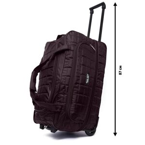 Сумка-тележка Bags-art, 52 л, 32х51х32 см, коричневый