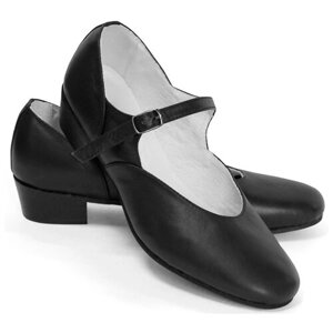 Туфли VARIANT, для танцев, натуральная кожа, размер 28, черный