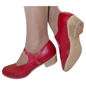 Туфли VARIANT, для танцев, натуральная кожа, размер 42, красный