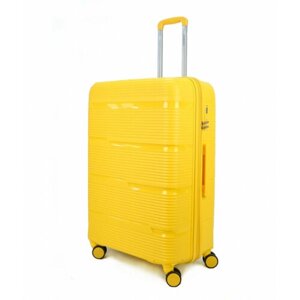 Умный чемодан Impreza Orlean 808001, полипропилен, 106 л, размер L, желтый