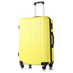 Умный чемодан L'case Krabi 00000000444, Krabi BCP-12-02, 85 л, размер L, желтый