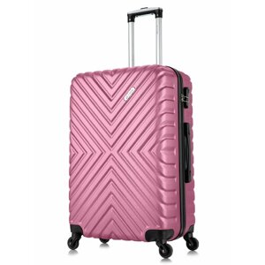 Умный чемодан L'case New Delhi Ch0797, 93 л, размер L, золотой, розовый