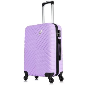 Умный чемодан L'case New Delhi NEWD0211, 55 л, размер M, лиловый, фиолетовый