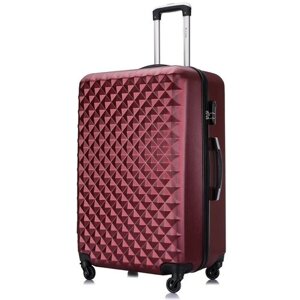 Умный чемодан L'case Phatthaya, 105 л, размер L, красный