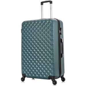 Умный чемодан L'case Phatthaya, 105 л, размер L, зеленый