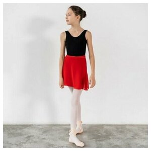Юбка для танцев и гимнастики Baletmarket, размер 110-122, красный