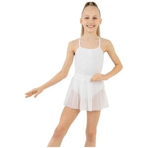 Юбка для танцев и гимнастики Grace Dance, размер 38, белый