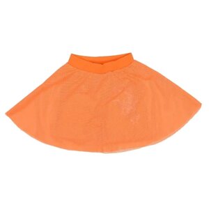 Юбка-шорты для танцев и гимнастики Белый Слон, размер 110, оранжевый