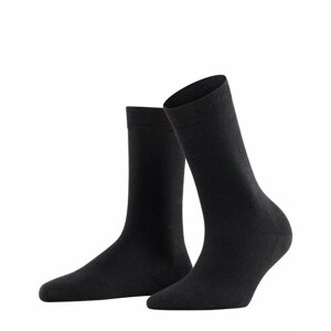 Женские носки Falke средние, нескользящие, 140 den, размер 39-40, черный