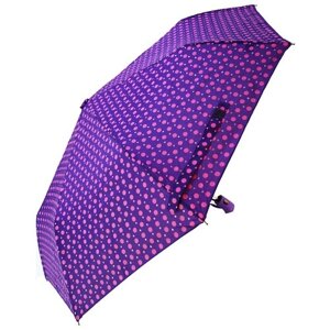 Женский складной зонт RAINBRELLA полуавтомат 2028/темно-фиолетовый