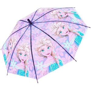 Зонт механика, для девочек, фиолетовый