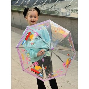 Зонт Rain-Proof, полуавтомат, фиолетовый