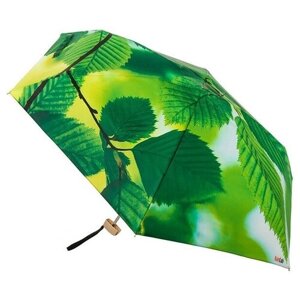 Зонт RainLab, механика, 5 сложений, купол 94 см., 6 спиц, для женщин, зеленый