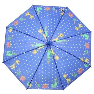Зонт-трость Ultramarine, полуавтомат, купол 80 см., синий