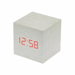 Часы настольные (белые)(без блока) VST 869-1 Красные