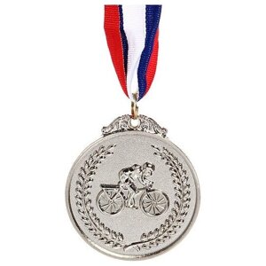 Медаль "Велоспорт"2 место (6,5см)