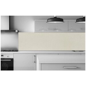Кухонный фартук на стену "Скиф" 1600x600 мм. Цвет - Сахара белая