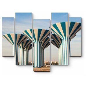 Модульная картина Башни Кувейта101x82