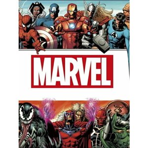 Плакат, постер на бумаге Marvel/Марвел/искусство/арт/абстракция/творчество. Размер 30 на 42 см