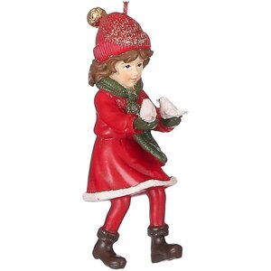 Edelman Елочная игрушка Девочка Аллания - Канун Зимних Праздников 12 см, подвеска 1101255