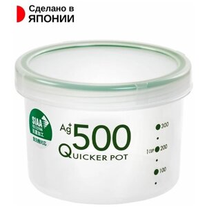 Контейнер герметичный для продуктов с антибактериальным эффектом 500 мл Д11.1х7.7 см Tonbo
