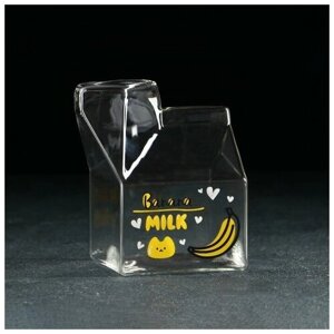 MARU Молочник стеклянный «Пакет», 400 мл, 799,5 см