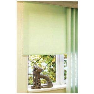 Рулонная штора, Светло-зеленый, 73х170 см