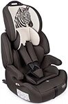 Автокресло Siger Стар ISOFIX, гр. I/II/III, 9-36 кг, 1-12 лет, серо-бежевый, зебра , KRES3599