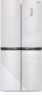 Многокамерный холодильник Ginzzu NFI-4414 белое стекло