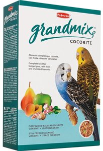 Padovan Grandmix Сocorite корм для волнистых попугаев (Злаковое ассорти, 400 гр.)