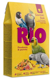 RIO Gourmet корм для средних и крупных попугаев (Злаковое ассорти, 250 г.)