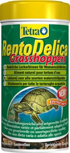 Tetra ReptoDelica Grasshoppers лакомство для водных черепах (кузнечики) (250 мл.)