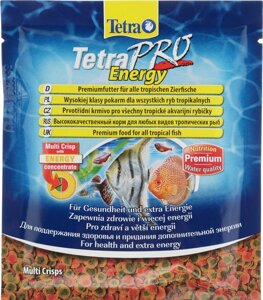 TetraPro Energy (чипсы) для любых видов тропических рыб (12 г.)