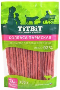 TiTBiT Колбаса Пармская для собак (Говядина, 350 г.)