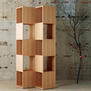 Современный минималистичный книжный шкаф